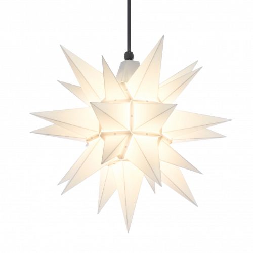 Herrnhuter Christiansfeld Stjerne - plast - 40 cm - Hvid