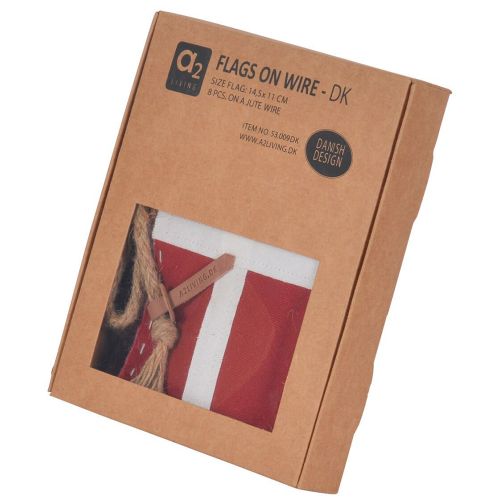 A2 living - Flag på snor - 8 flag