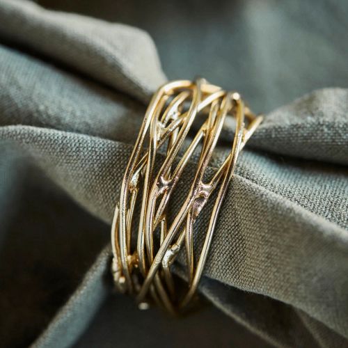 House Doctor - Servietring  HDRing - Gylden 