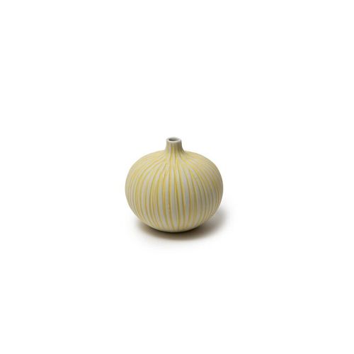 Lindform - keramik vase - Bari Small - Yellow Stripe
