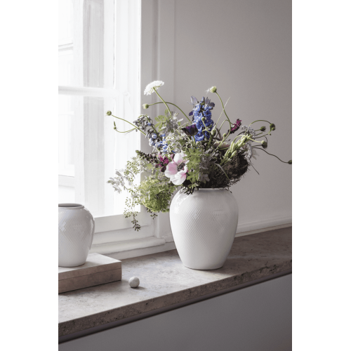 Lyngby Porcelæn - Rhombe - Vase - 16,5 cm