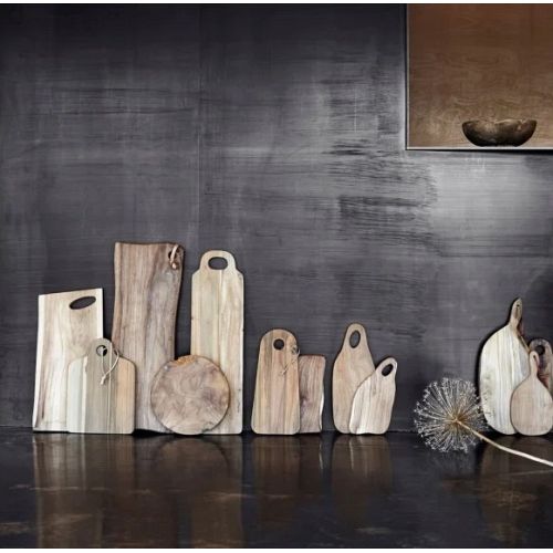 Muubs - Skærebræt -  Rund - Natur