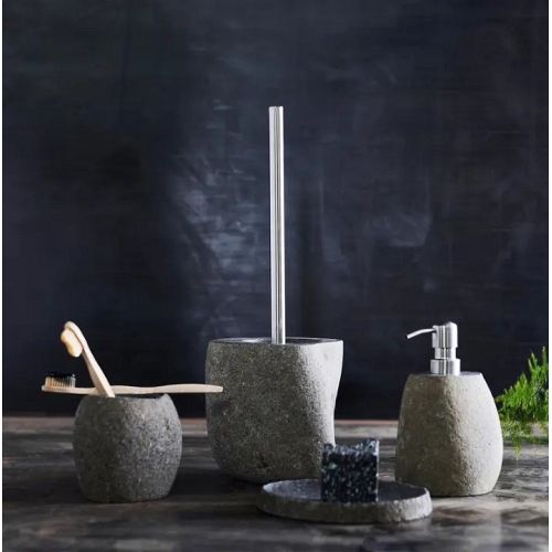 Muubs - Toiletbørste - Valley - Grå/Natur