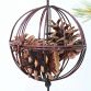 Nordic By Hand - Snoren - DECOR Ball - Rust - Large 