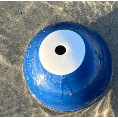 Nordic By Hand - Snoren - Earth - Keramikkugle - Blå - Medium