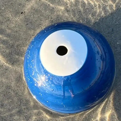 Nordic By Hand - Snoren - Earth - Keramikkugle - Mørkeblå - Small