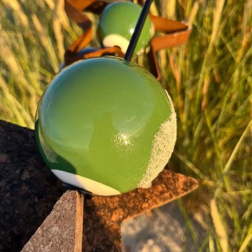 Nordic By Hand - Snoren - Earth - Keramikkugle - Mørkegrøn - Small