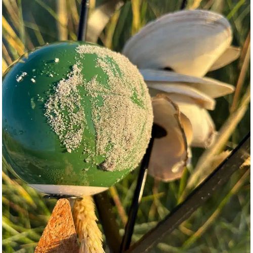 Nordic By Hand - Snoren - Earth - Keramikkugle - Mørkegrøn - Small