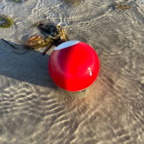 Nordic By Hand - Snoren - Earth - Keramikkugle - Rød  - Small