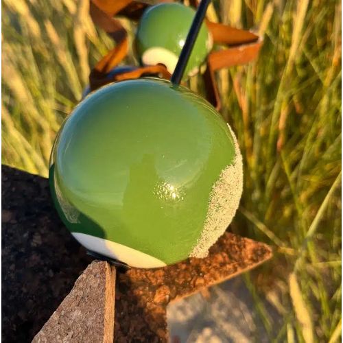 Nordic By Hand - Snoren - Earth - Keramikkugle -Mørkegrøn - Medium