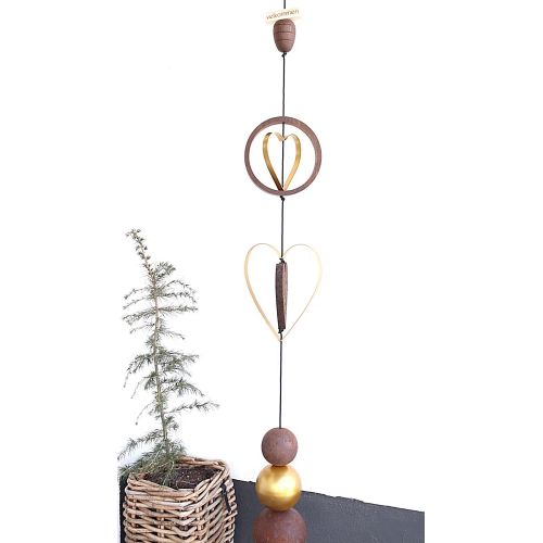 Nordic By Hand - Snoren - Hjerte - Sort - Large