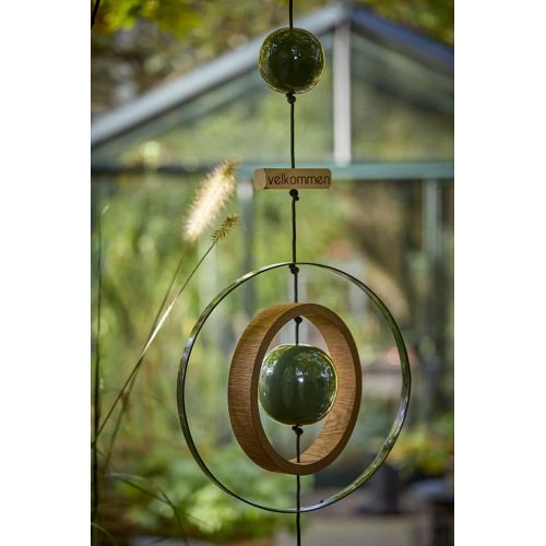 Nordic By Hand - Snoren - Jernkugle - Grøn - Medium