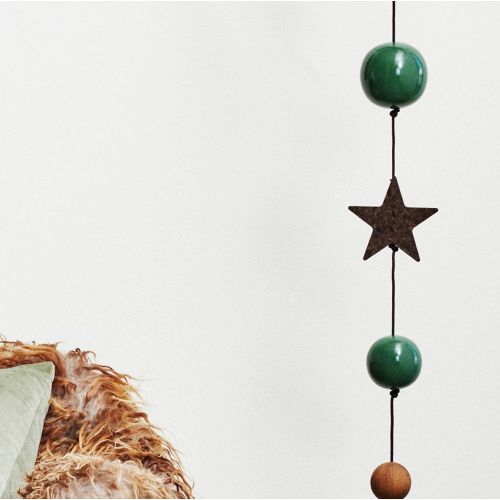 Nordic By Hand - Snoren - Jernkugle - Grøn - Small