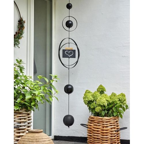 Nordic By Hand - Snoren - Jernkugle - Sort - X-Large