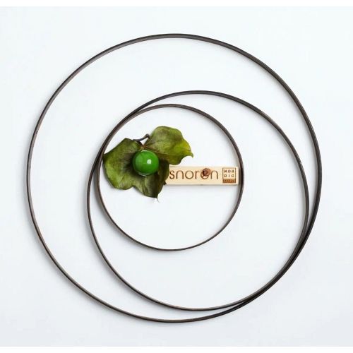 Nordic By Hand - Snoren - Jernring - Sort - Large