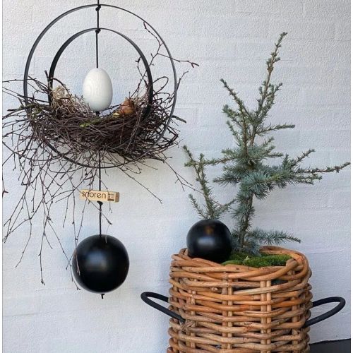 Nordic By Hand - Snoren - Jernring - Sort - Large