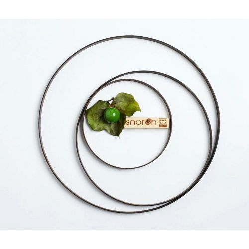 Nordic By Hand - Snoren - Jernring - Sort - Small