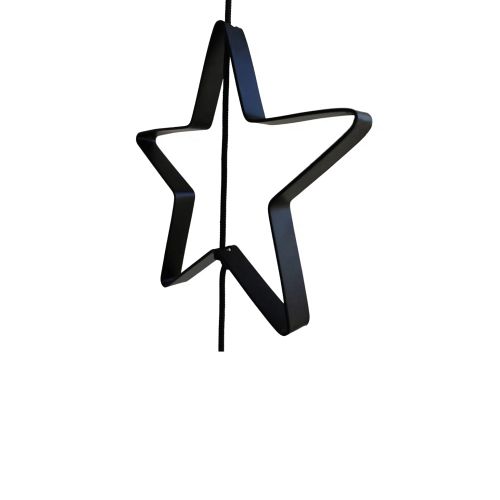 Nordic By Hand - Snoren - Stjerne - Sort - Large