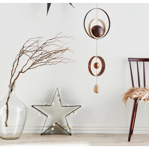 Nordic By Hand - Stjerne - Outline - Sort 