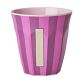 Rice - Bogstave Melamin Kop - I - Stribet Pink