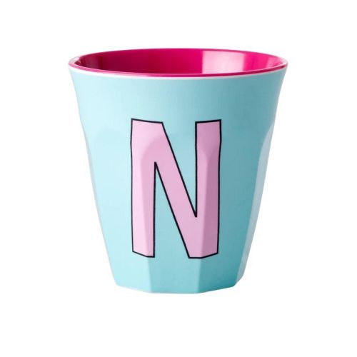 Rice - Bogstave Melamin Kop - N - Pink