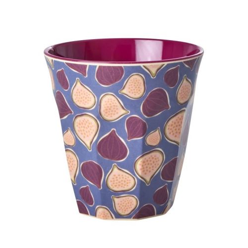 Rice - Melamin Kop - Blommefarvet - Figs In Love - Medium