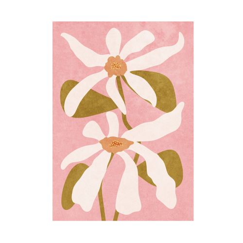 Spliid - Plakat - Abstract Flowers - 50 x 70 cm