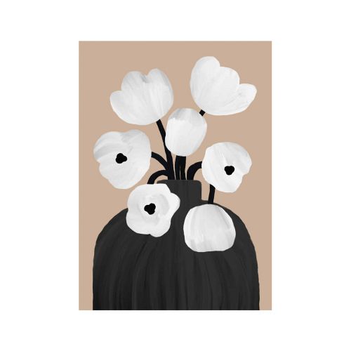 Spliid - Plakat - Flowers in a Vase - 50 x 70 cm