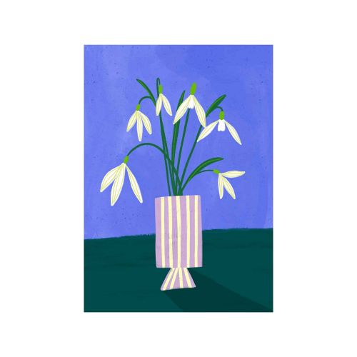 Spliid - Plakat - Snowdrops - 30 x 40 cm