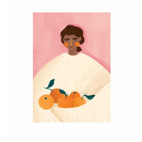 Spliid - Plakat -The Woman With the Oranges - 30 x 40 cm