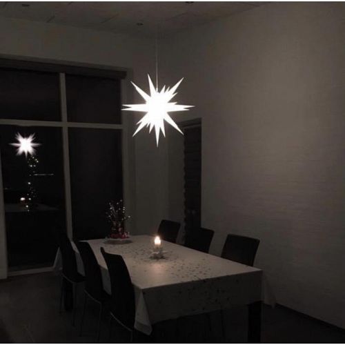 Herrnhuter Christiansfeld Stjerne - plast - 40 cm - Hvid